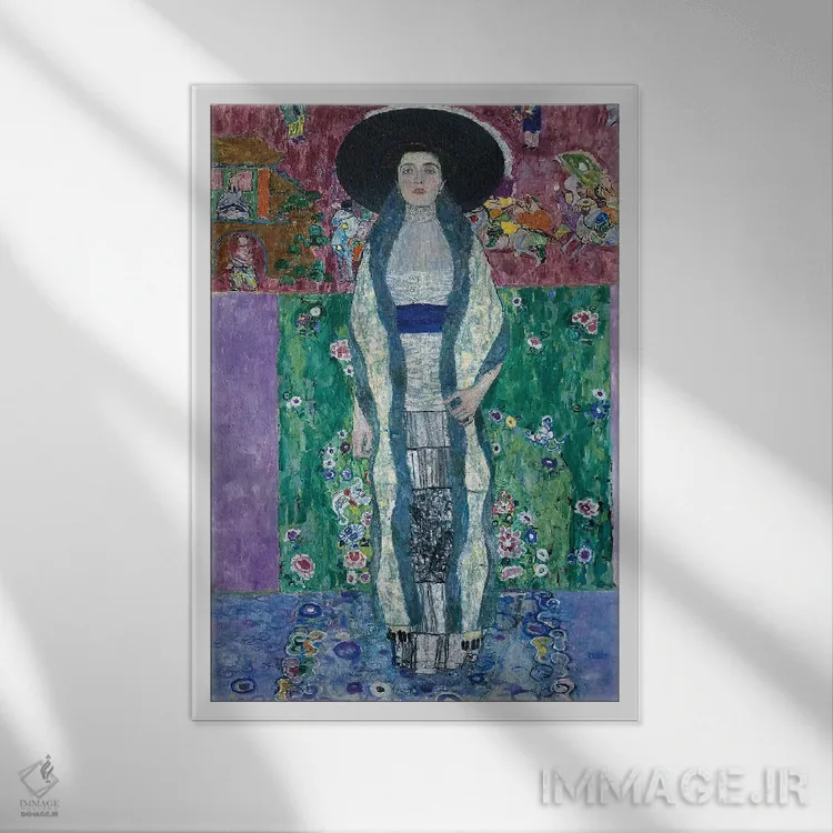 تابلو 1912,پرترهٔ آدل بلوخ-باوئر دوم، ۱۹۱۲ اثر گوستاو کلیمت - نمای قابدار سفید