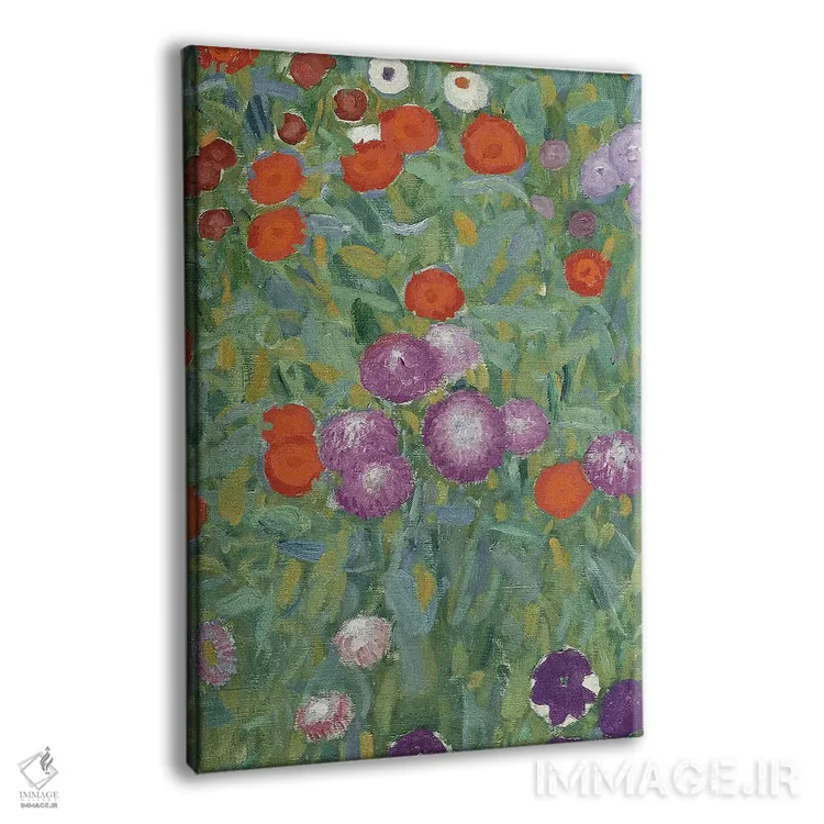 تابلو 1905-07,باغ گل، ۱۹۰۵ تا ۱۹۰۷ اثر گوستاو کلیمت - نمای پرسپکتیو محصول