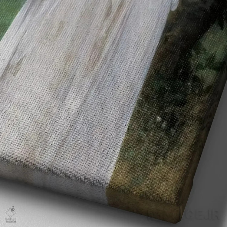 تابلو 1889-90,گوشوارهها، ۱۸۸۹ تا ۱۸۹۰ اثر ویلیام-آدولف بوگرئو (نقاش آکادمیک فرانسوی) - نمای نزدیک بافت بوم