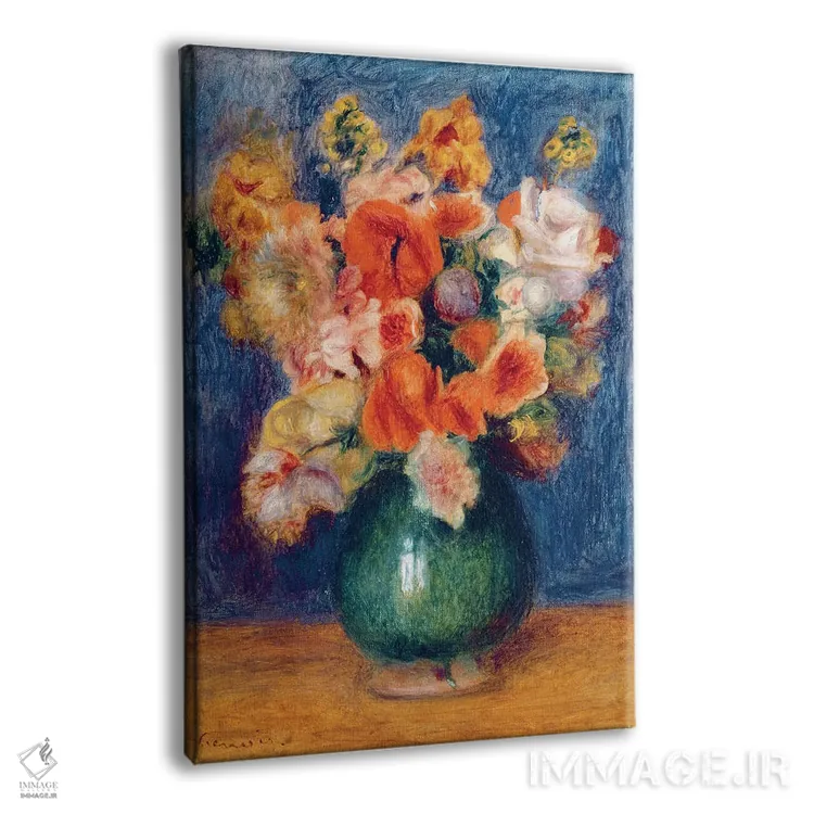 تابلو دسته گل، حدود ۱۹۰۰ اثر پیر-اوگوست رنوار - نمای پرسپکتیو محصول