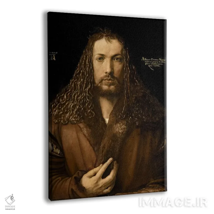 تابلو خودنگاره در سن بیستوهشت سالگی، ۱۵۰۰ اثر آلبریشت دورر (نقاش آلمانی) - نمای پرسپکتیو محصول