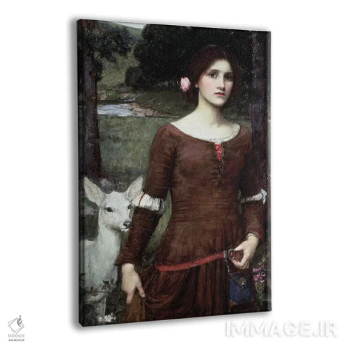 تابلو بانو کلر، ۱۹۰۰ اثر جان ویلیام واترهاوس (نقاش انگلیسی سبک پره-رافائلیت) - نمای پرسپکتیو محصول