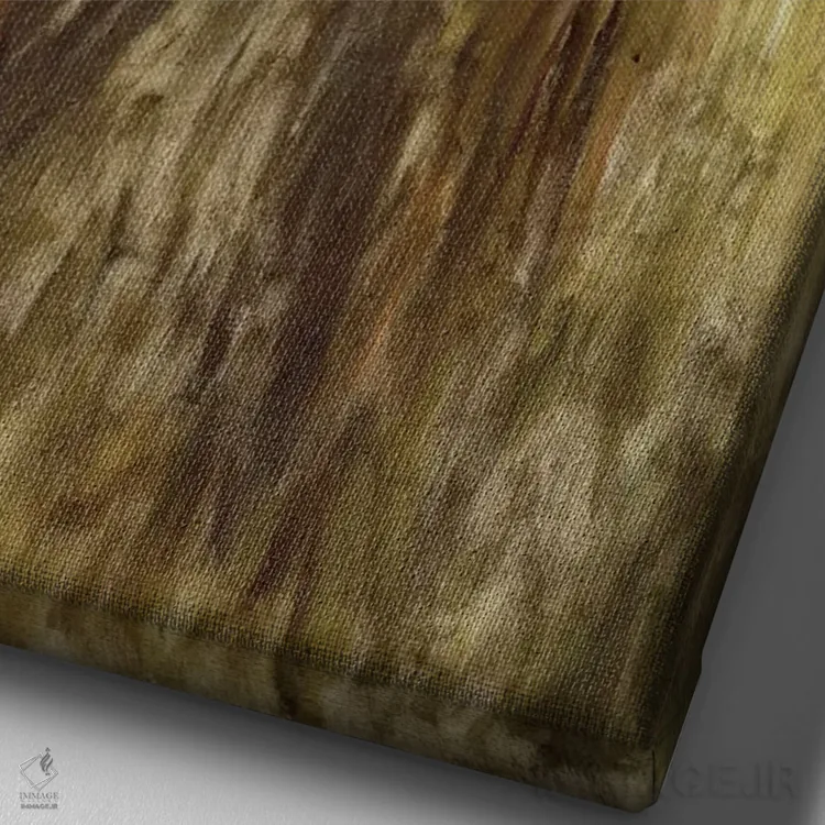 تابلو بانو کلر، حدود ۱۹۰۰ اثر جان ویلیام واترهاوس (نقاش انگلیسی سبک پره-رافائلیت) - نمای نزدیک بافت بوم