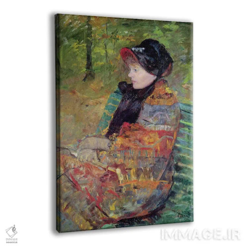 تابلو پرتره دوشیزه سی. لیدیا کاسات، ۱۸۸۰ اثر مری استیونسون کاسات (نقاش آمریکایی) - نمای پرسپکتیو محصول