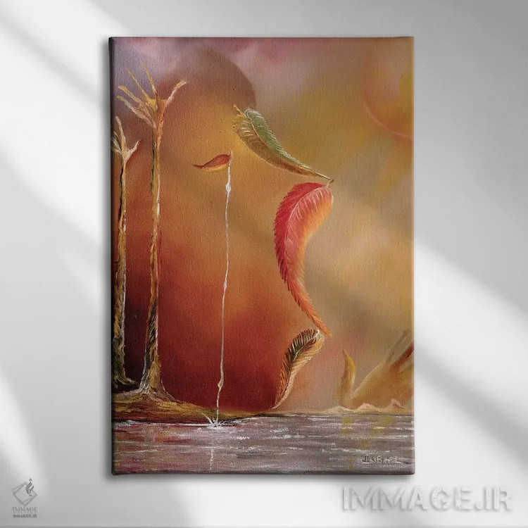 تابلو بحران زمین ۲ اثر آیکال بکفورد - نمای روبهرو روی دیوار