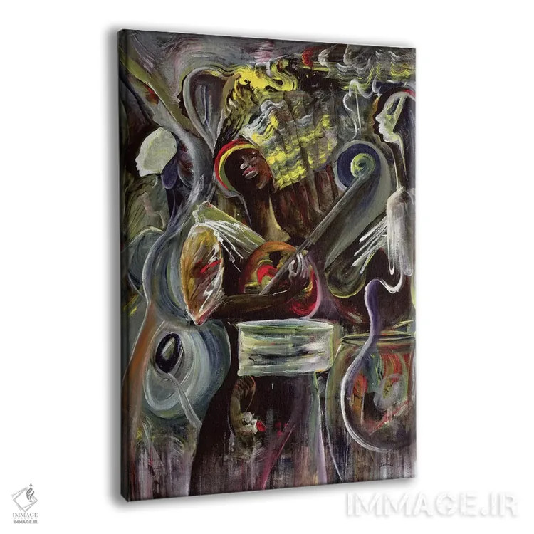 تابلو پرل جم (گروه موسیقی راک) اثر آیکال بکفورد - نمای پرسپکتیو محصول