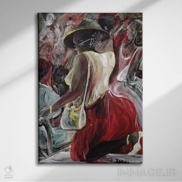 تابلو شناسایی اثر آیکال بکفورد - نمای روبهرو روی دیوار