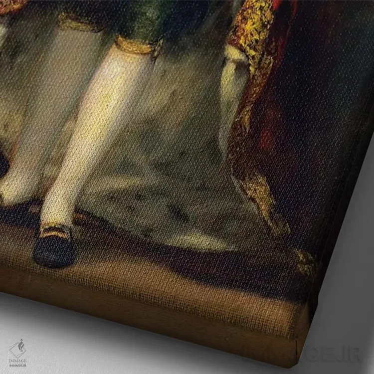 تابلو 1814,پرتره فرباوراند هفتم، ۱۸۱۴ اثر فرانسیسکو گویا (نقاش و چاپگر اسپانیایی) - نمای نزدیک بافت بوم