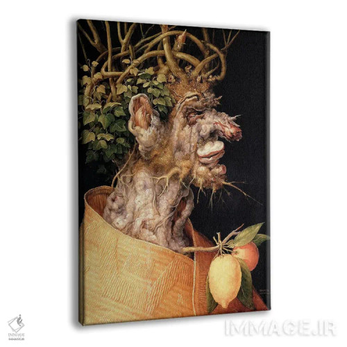 تابلو 1563,زمستان، ۱۵۶۳ اثر جوزپه آرچیمبولدو (نقاش سورئالیست ایتالیایی) - نمای پرسپکتیو محصول