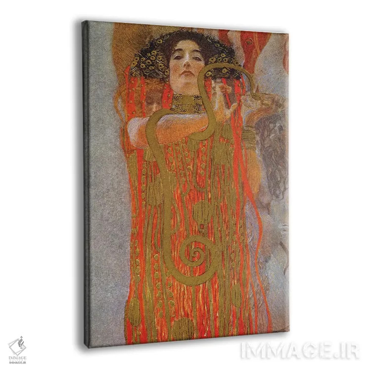 تابلو 1900-07,هوجیا (ایزدبانوی سلامت یونانی)، ۱۹۰۰-۰۷ اثر گوستاو کلیمت - نمای پرسپکتیو محصول