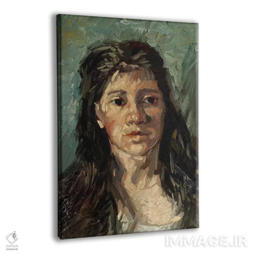 تابلو 1885,سر یک روسپی، ۱۸۸۵ اثر ونسان ون گوگ (نقاش مشهور هلندی پستامپرسیونیسم) - نمای پرسپکتیو محصول