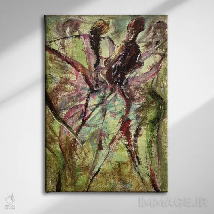 تابلو روز بادخیز اثر آیکال بکفورد - نمای روبهرو روی دیوار