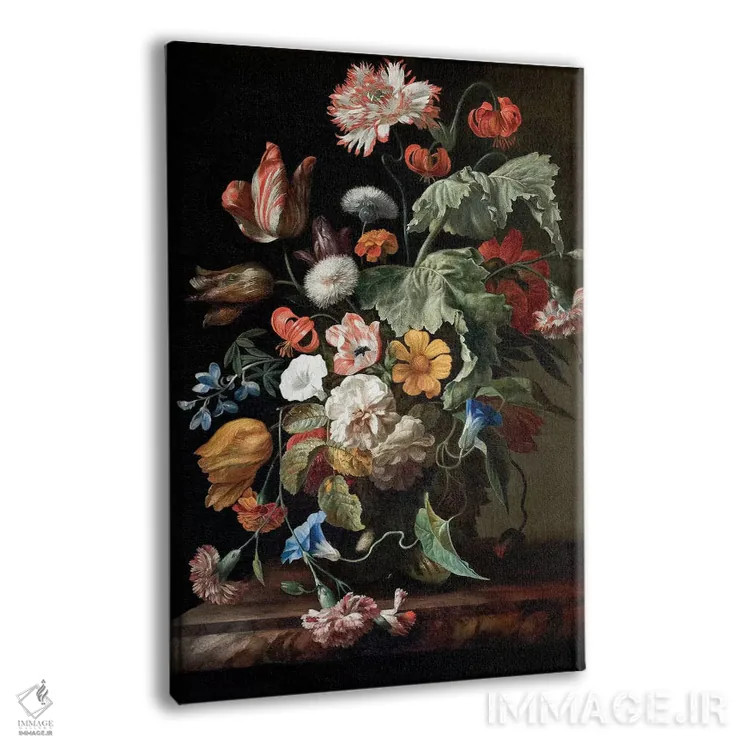 تابلو طبیعت بیجان با گلها، حدود ۱۷۰۰ اثر ریچل رویش - نمای پرسپکتیو محصول