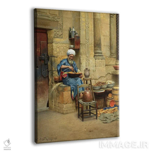 تابلو دستفروش خیابانی، ۱۸۸۸ اثر لودویگ دویچ - نمای پرسپکتیو محصول