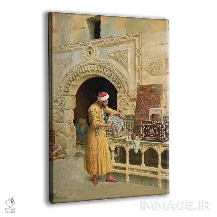 تابلو سازندهٔ مبلمان اثر لودویگ دویچ - نمای پرسپکتیو محصول