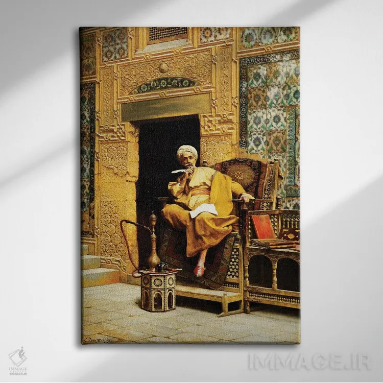 تابلو کاتب، ۱۹۱۱ اثر لودویگ دویچ - نمای روبهرو روی دیوار