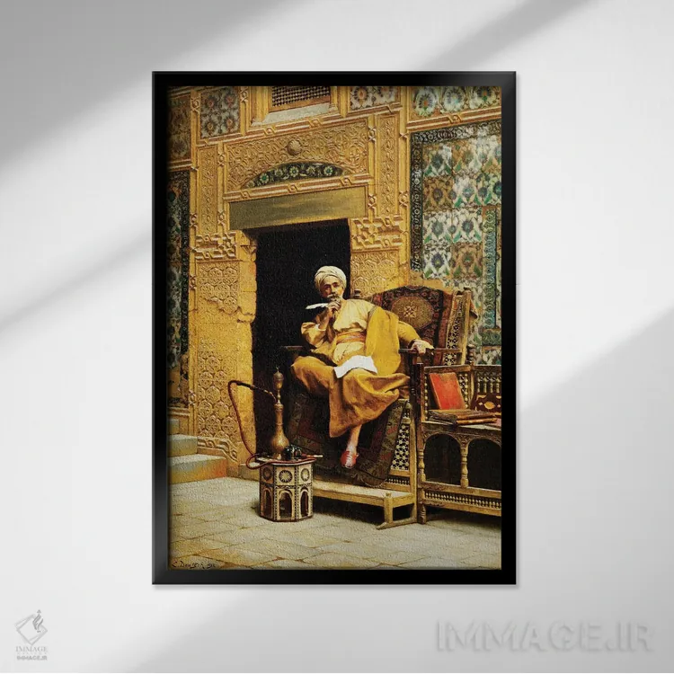 تابلو کاتب، ۱۹۱۱ اثر لودویگ دویچ - نمای قابدار مشکی