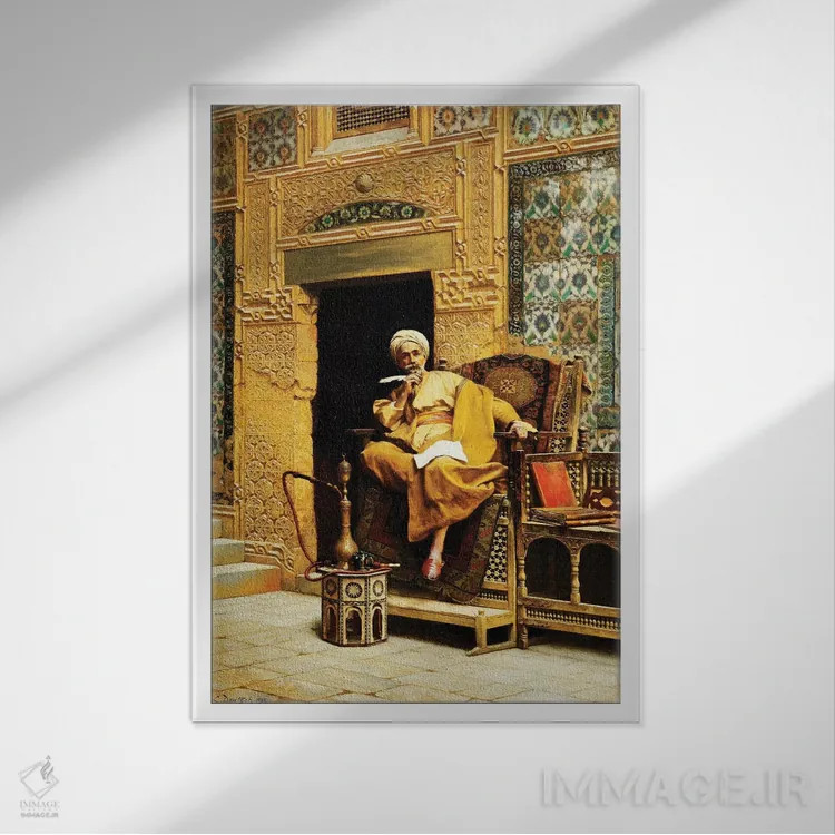 تابلو کاتب، ۱۹۱۱ اثر لودویگ دویچ - نمای قابدار سفید