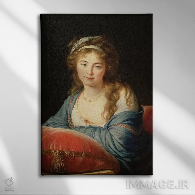 تابلو کنتس کاترین واسیلیونا اسکاورونسکایا (۱۷۶۱–۱۸۶۹)، ۱۷۹۶ اثر الیزابت لوئیز ویژه لو برن (نقاش فرانسوی) - نمای روبهرو روی دیوار