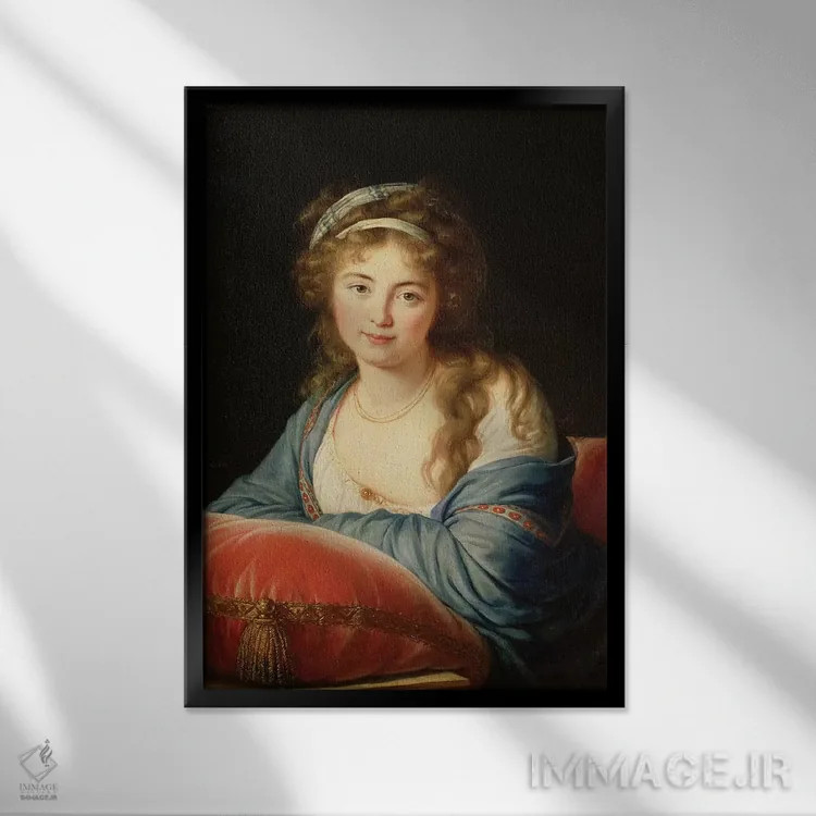 تابلو کنتس کاترین واسیلیونا اسکاورونسکایا (۱۷۶۱–۱۸۶۹)، ۱۷۹۶ اثر الیزابت لوئیز ویژه لو برن (نقاش فرانسوی) - نمای قابدار مشکی