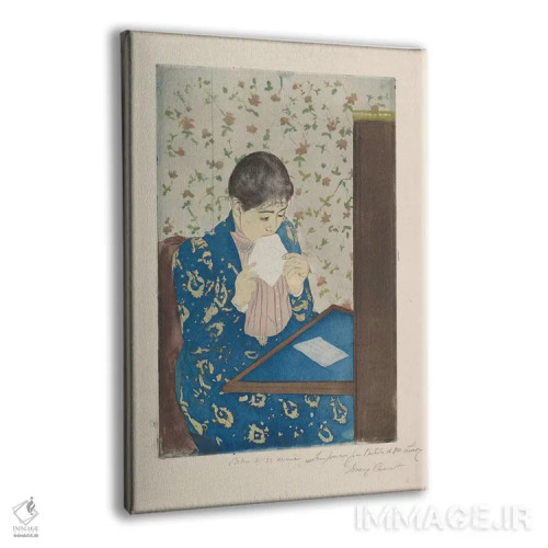 تابلو نامه، ۱۸۹۰؟۹۱ اثر مری استیونسون کاسات (نقاش آمریکایی) - نمای پرسپکتیو محصول