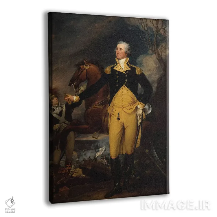 تابلو جورج واشنگتن پیش از نبرد ترنتن، حدود ۱۷۹۲؟۹۴ اثر جان ترامبول (نقاش تاریخنگار آمریکایی) - نمای پرسپکتیو محصول