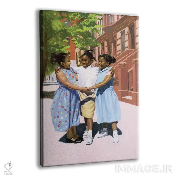 تابلو 2001,دوستان، ۲۰۰۱ اثر کالین بوتمن - نمای پرسپکتیو محصول