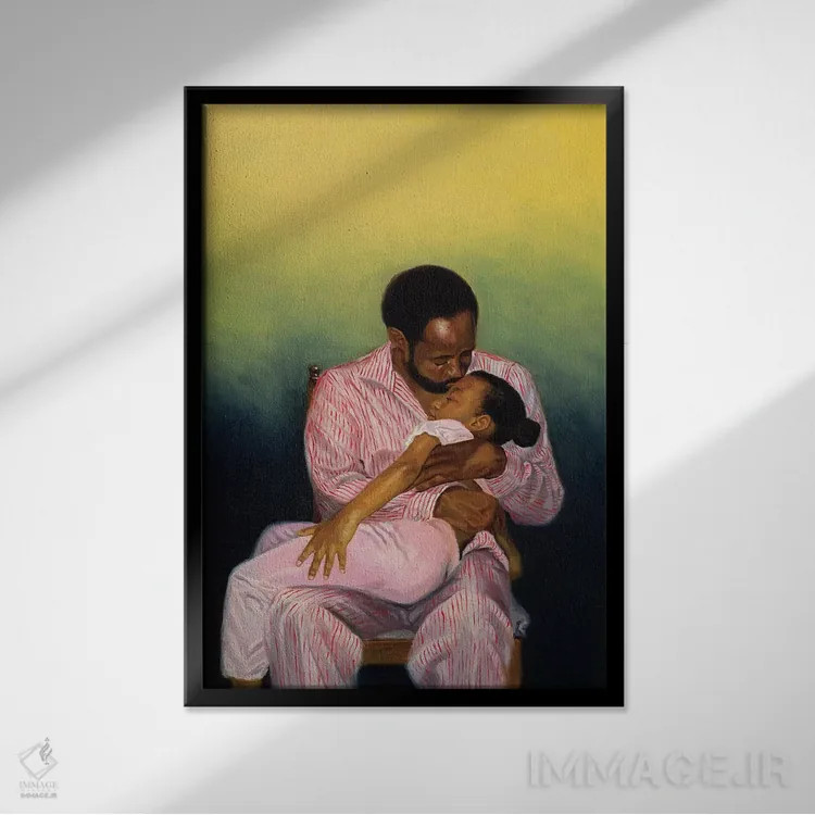 تابلو 1998,شب بخیر کودک، ۱۹۹۸ اثر کالین بوتمن - نمای قابدار مشکی