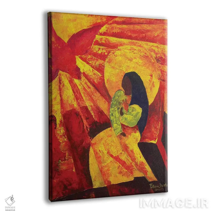 تابلو 2011،بشارت، ۲۰۱۱ (نقاشی معنویتی) اثر پاتریشیا برینتل - نمای پرسپکتیو محصول