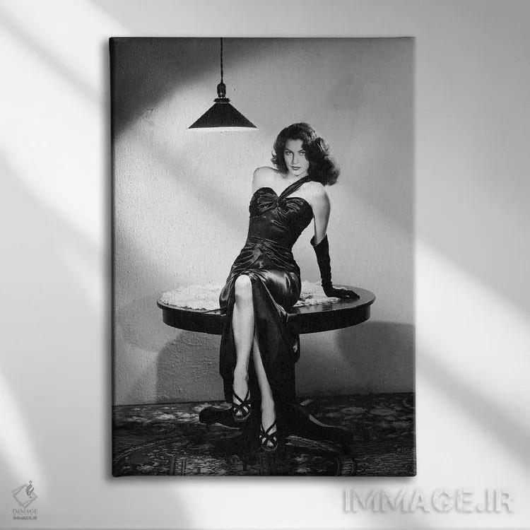 تابلو آوا گاردنر اثر رو دز آرشیو (آرشیو خیابان) - نمای روبهرو روی دیوار