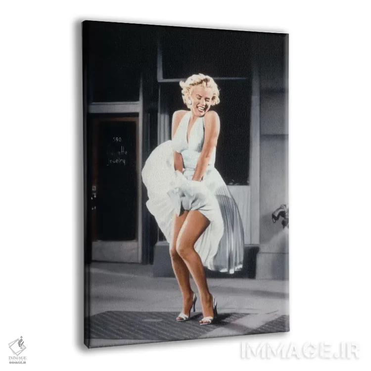 تابلو 1955,مرلین مونرو در فیلم "خارش هفت ساله" از بیلی وایلدر، ۱۹۵۵ اثر رو دز آرشیو (آرشیو خیابان) - نمای پرسپکتیو محصول