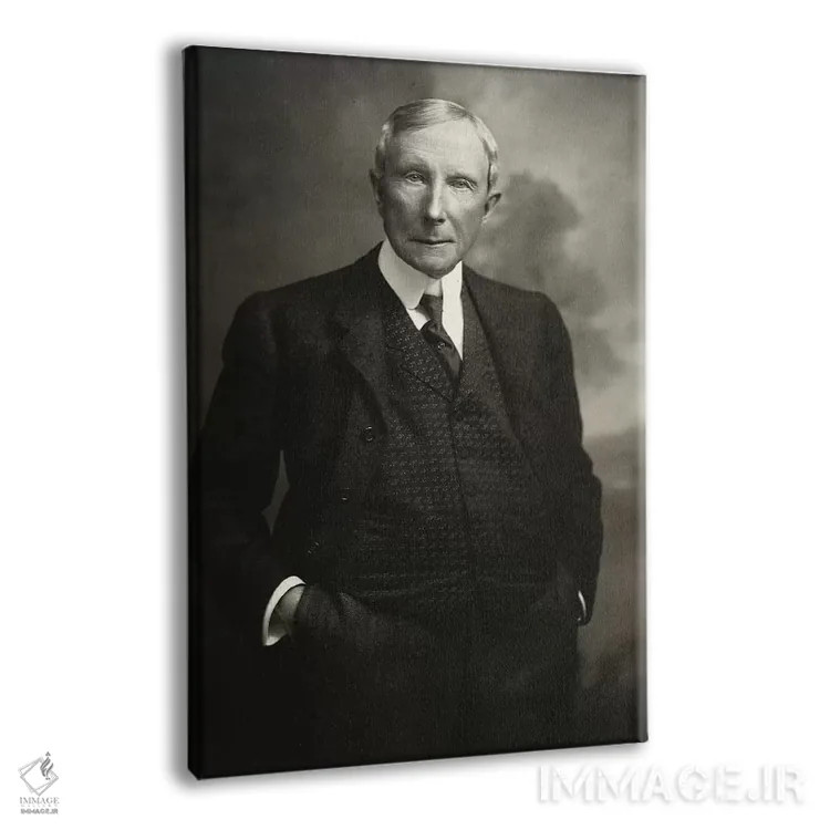 تابلو جان دی. راکفلر پدر اثر عکاس آمریکایی (عنوان عمومی) - نمای پرسپکتیو محصول