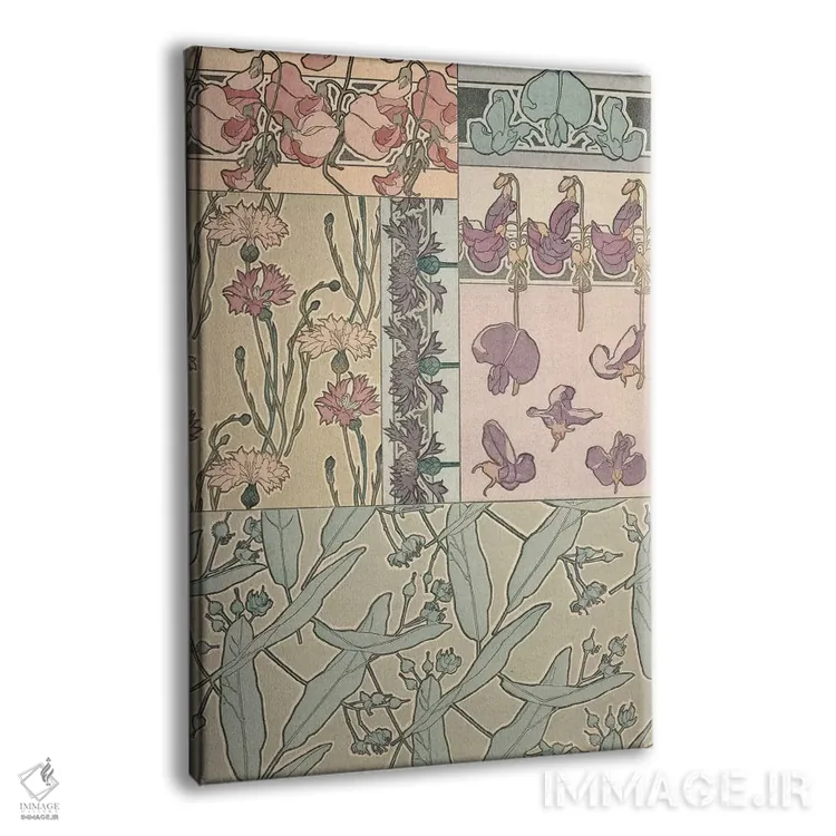 تابلو 1902,لوح ۴۱ از "اسناد تزئینی"، ۱۹۰۲ اثر آلفونس موخا (هنرمند آرت نووی چک) - نمای پرسپکتیو محصول