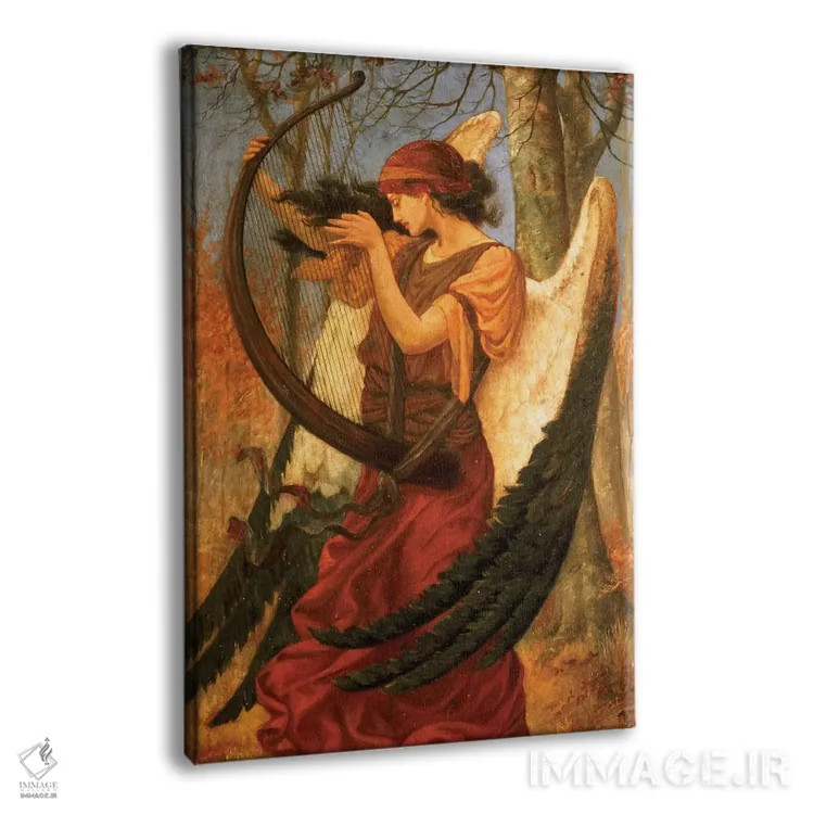 تابلو 1896,بیداری تیتانیا، ۱۸۹۶ (شخصیت افسانهای) اثر چارلز سیمز - نمای پرسپکتیو محصول