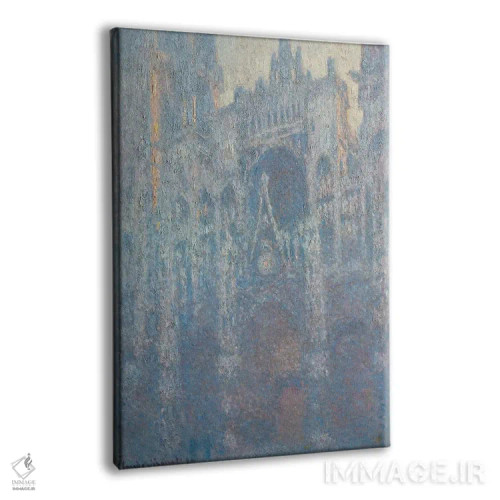 تابلو 1894,دروازه کلیسای جامع روآن در نور صبحگاهی، ۱۸۹۴ اثر کلود مونه (نقاش معروف فرانسوی) - نمای پرسپکتیو محصول
