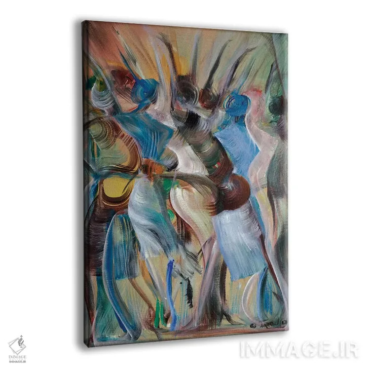 تابلو افراشتن بهشت اثر آیکال بکفورد - نمای پرسپکتیو محصول