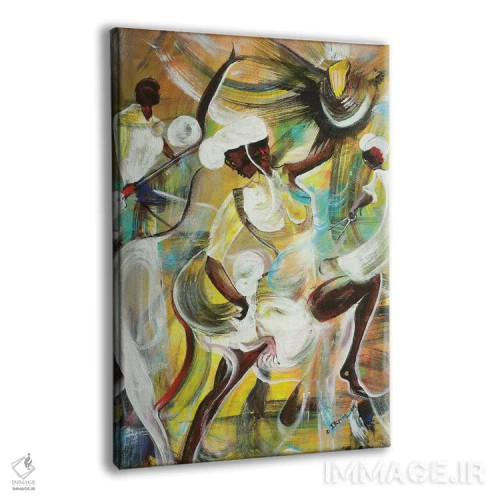 تابلو پوکو مانیا (فرقه معنویتی جامائیکایی) اثر آیکال بکفورد - نمای پرسپکتیو محصول