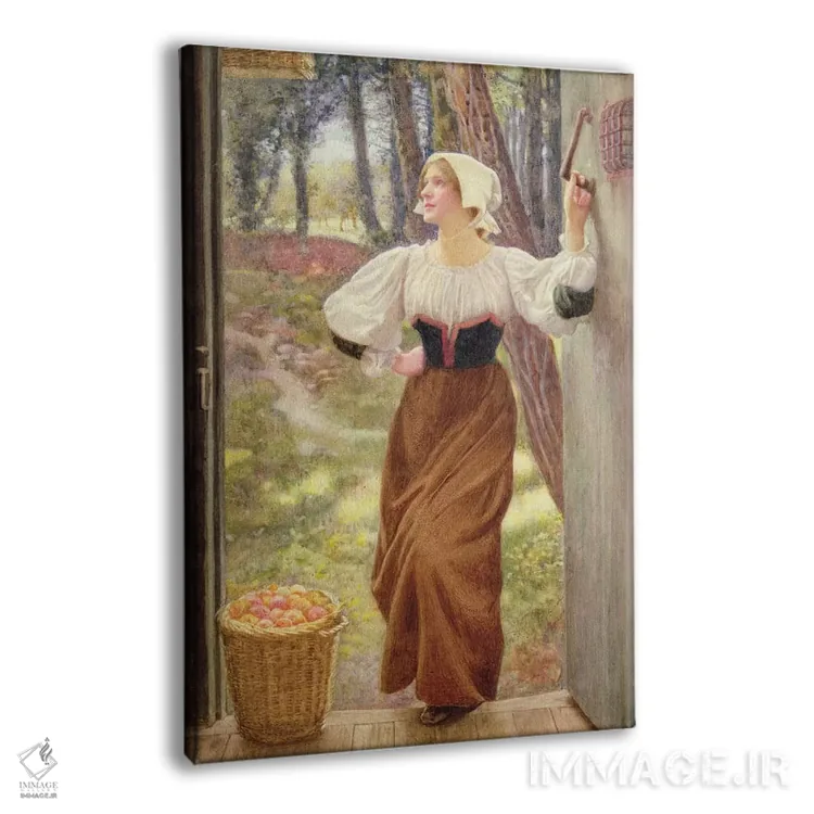 تابلو عُشر جنسی (مالیات بر محصولات طبیعی) اثر ادوارد رابرت هیوز - نمای پرسپکتیو محصول