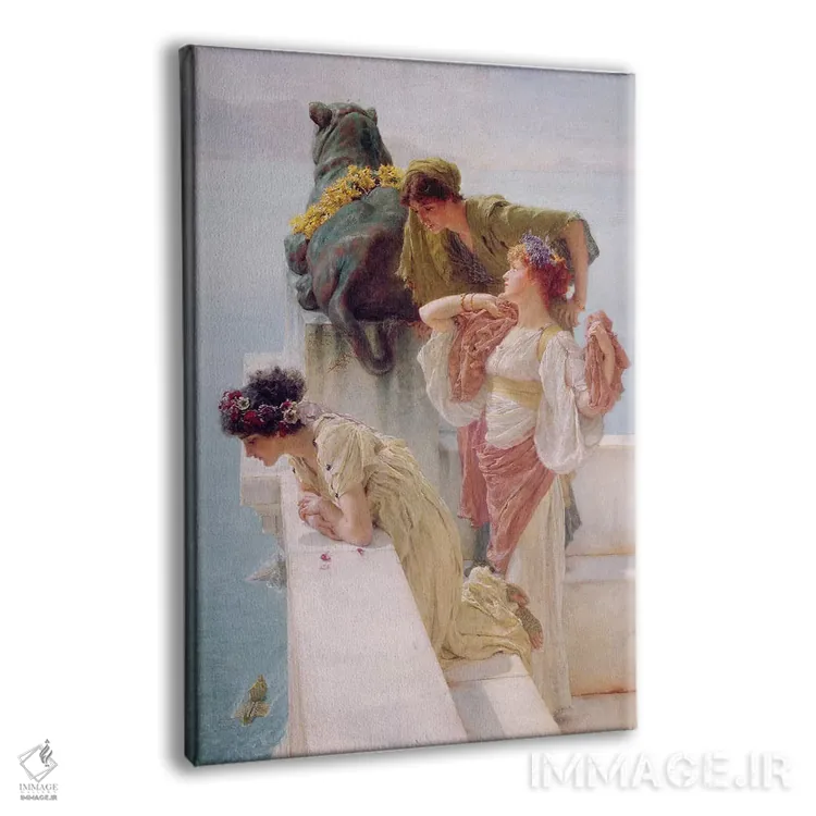 تابلو 1895,نقطهٔ دید برتر، ۱۸۹۵ اثر سر لاورنس آلما-تادما (نقاش منزازی انگلیسی) - نمای پرسپکتیو محصول