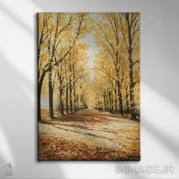 تابلو کلیسای جامع آبشارها اثر بروس ناوراکه - نمای روبهرو روی دیوار