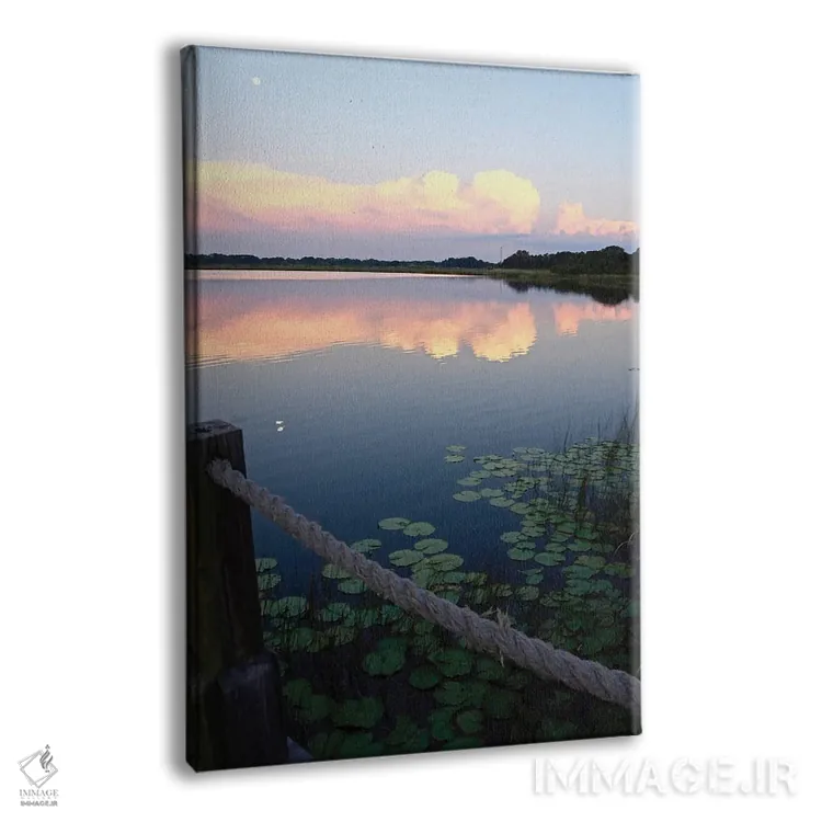 تابلو غروب کنار دریاچه II اثر بروس ناوراکه - نمای پرسپکتیو محصول