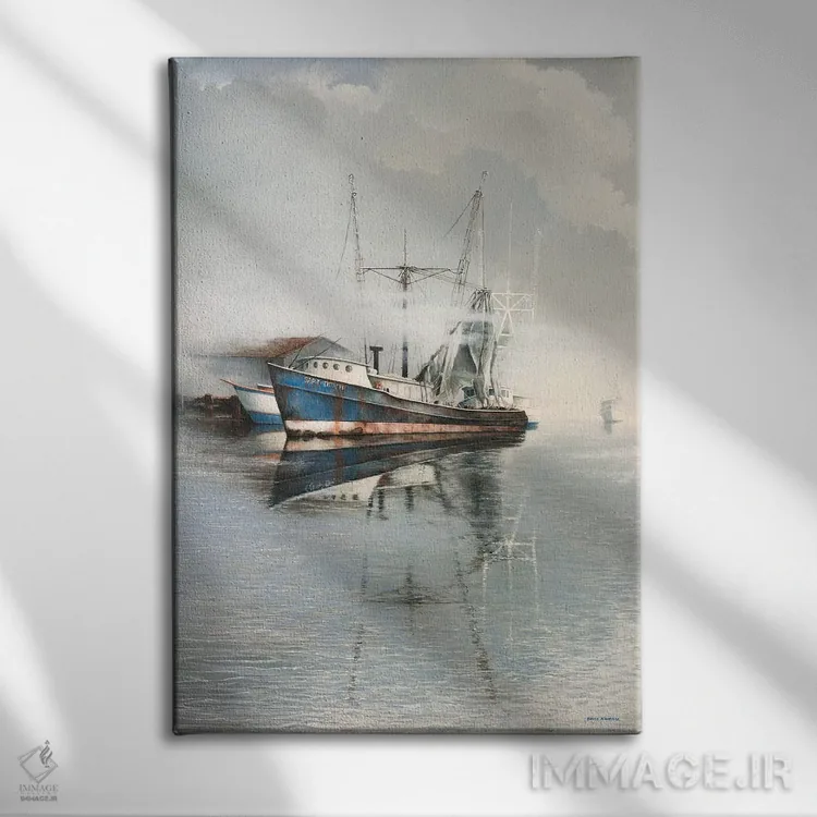 تابلو زمان میگذرد اثر بروس ناوراکه - نمای روبهرو روی دیوار