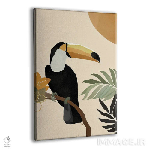 تابلو توکان (پرندهٔ گرمسیری) اثر بریا نیکول - نمای پرسپکتیو محصول