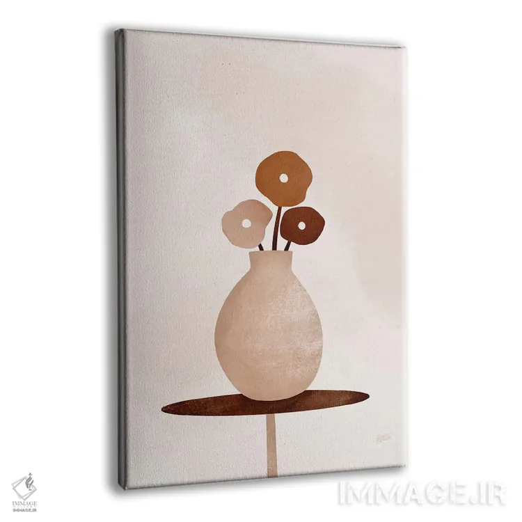 تابلو گلها (به فرانسوی) اثر بریا نیکول - نمای پرسپکتیو محصول