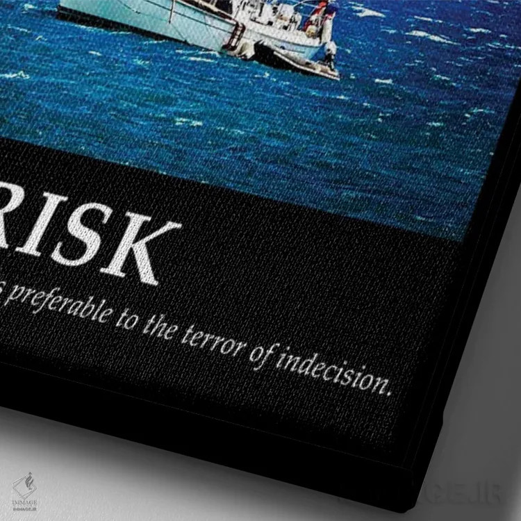 تابلو ریسک اثر بروس ناوراکه - نمای نزدیک بافت بوم