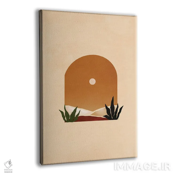 تابلو طاق بیابان ۱ اثر بریا نیکول - نمای پرسپکتیو محصول