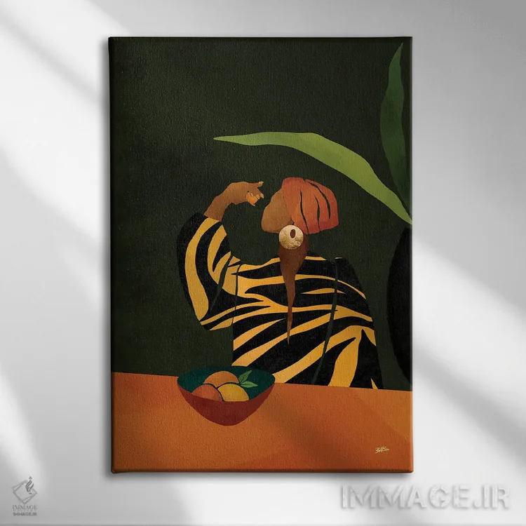 تابلو ایزابل اثر بریا نیکول - نمای روبهرو روی دیوار