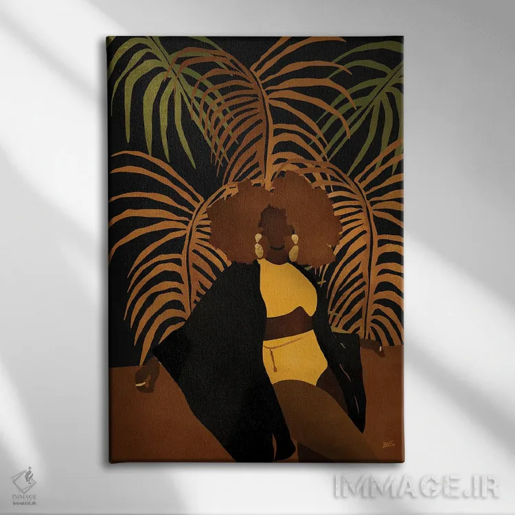 تابلو نعومی اثر بریا نیکول - نمای روبهرو روی دیوار