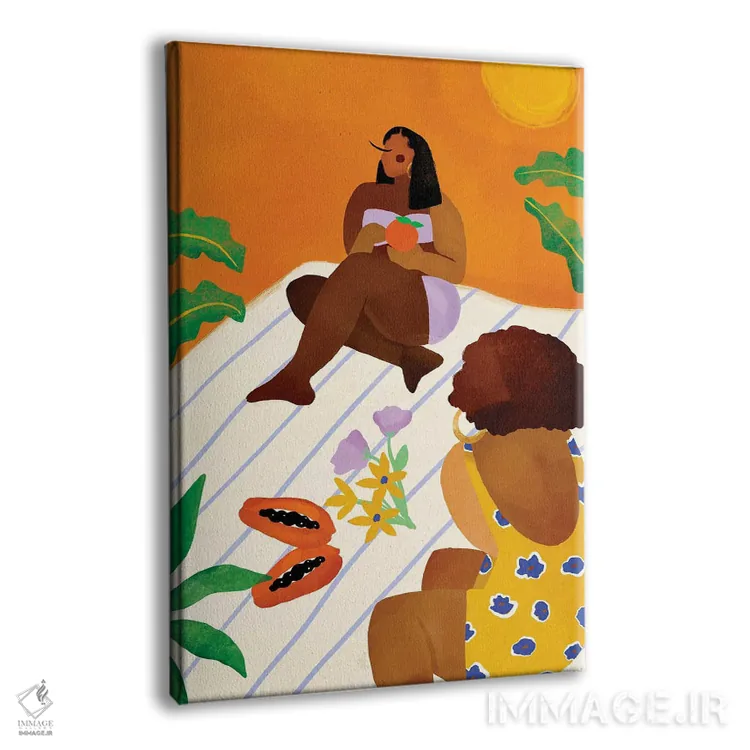 تابلو در انتظار تابستان اثر بریا نیکول - نمای پرسپکتیو محصول