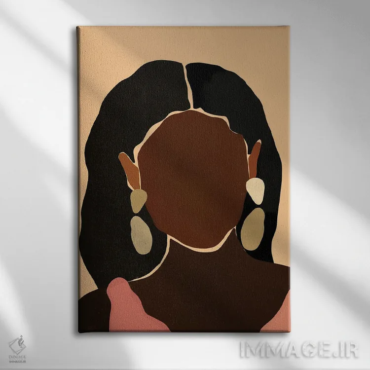 تابلو مونِه اثر بریا نیکول - نمای روبهرو روی دیوار